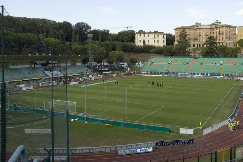 lo stadio ''Franchi'' di Siena